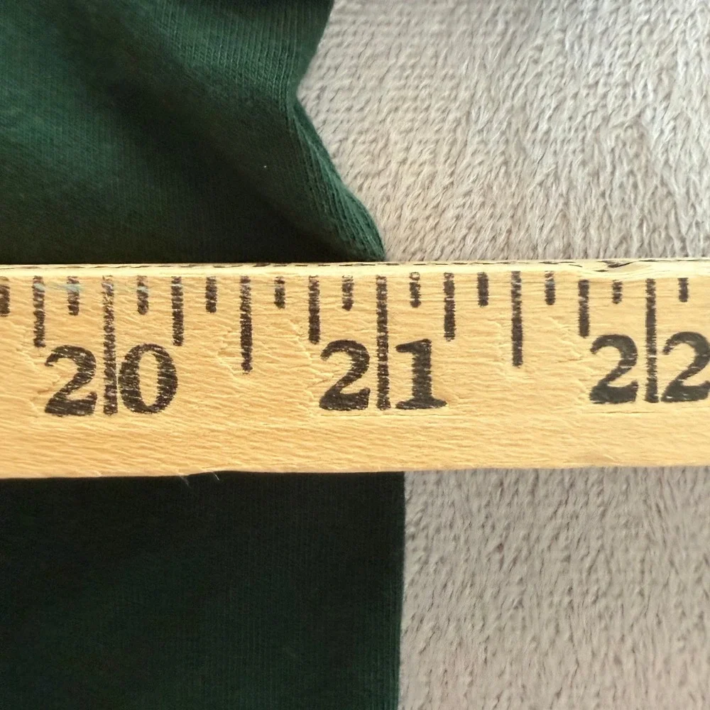 Polo Ralph Lauren T Shirt Men Large Green Big Pony Short Sleeve Crew Neck 3 Logo - Picture 7 of 9